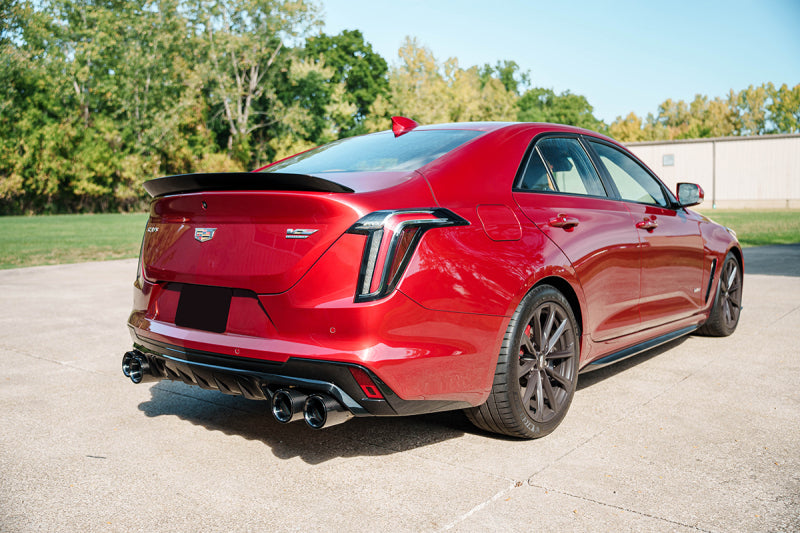 CORSA Performance Corsa 22-25 Cadillac CT4 V Blackwing 3in Active Valve Cat-Back - 4.5in Carbon Fiber Black Tip