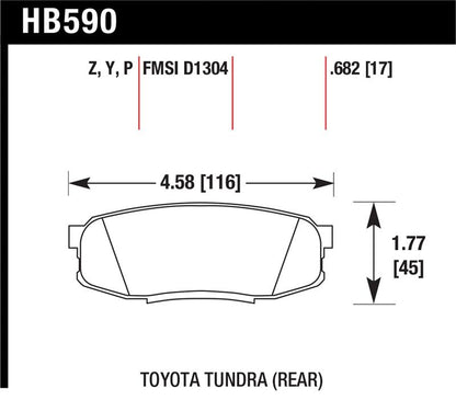 Hawk Performance Hawk LTS Street Brake Pads