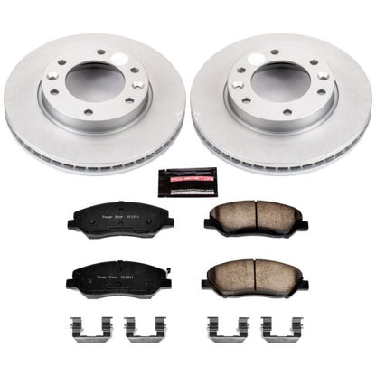 PowerStop Power Stop 07-08 Hyundai Entourage Front Z17 Evolution Geomet Coated Brake Kit