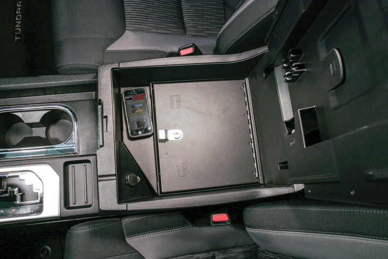 Tuffy Products Tuffy Console Safe W/ Keyed Lock For Toyota Tundra W/ Flow Thru Console
