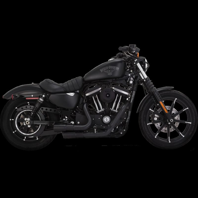 Vance and Hines Vance & Hines HD Sportster 04-22 Mini Grenades Black PCX Full System Exhaust