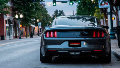 CORSA Performance Corsa 2015-2017 Ford Mustang GT 5.0 3in Cat Back Exhaust Black Dual Tips (Sport)