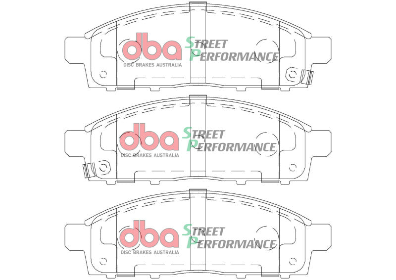 DBA 07-11 Mitsubishi Triton Front SP Performance Brake Pads