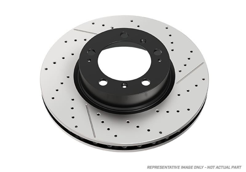 DBA 12-15 Mercedes-Benz C63 AMG Black Series OE Drilled & Slotted Rear Rotor