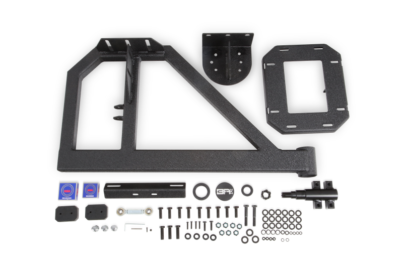 Body Armor 4x4 07-18 Jeep Wrangler JK Tire Carrier Single Action (Fits JK-2965 Bumper)