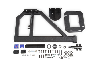 Body Armor 4x4 07-18 Jeep Wrangler JK Tire Carrier Single Action (Fits JK-2965 Bumper)