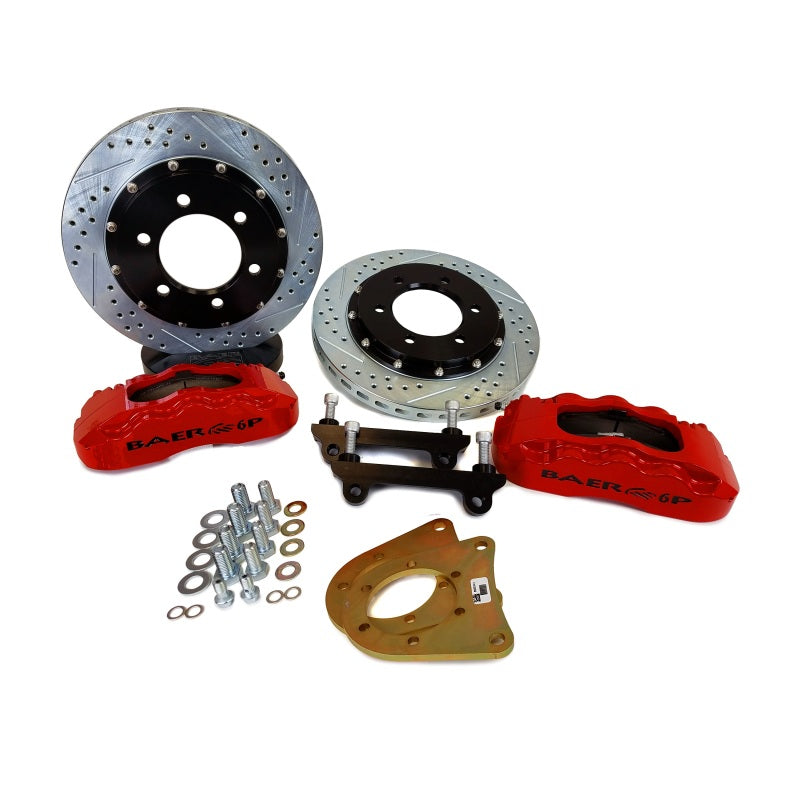 Baer Brakes 71-87 Chevy/GMC 1/2 Ton Truck 13in Pro+ Front Brake Kit - Red