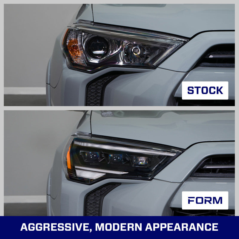 Form Lighting 2014-2024 Toyota 4Runner Sequential LED Projector Headlights (Pair)