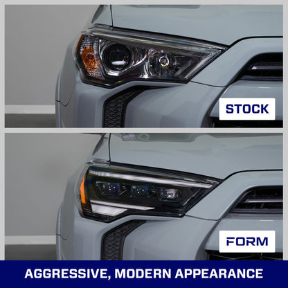 Form Lighting 2014-2024 Toyota 4Runner Sequential LED Projector Headlights (Pair)