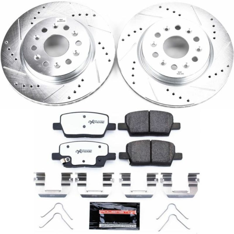 PowerStop Power Stop 18-19 Buick Enclave Rear Z26 Street Warrior Brake Kit