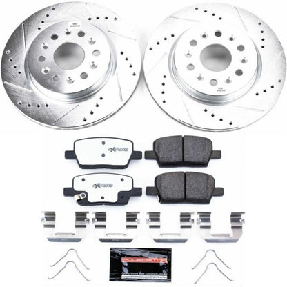 PowerStop Power Stop 18-19 Buick Enclave Rear Z26 Street Warrior Brake Kit