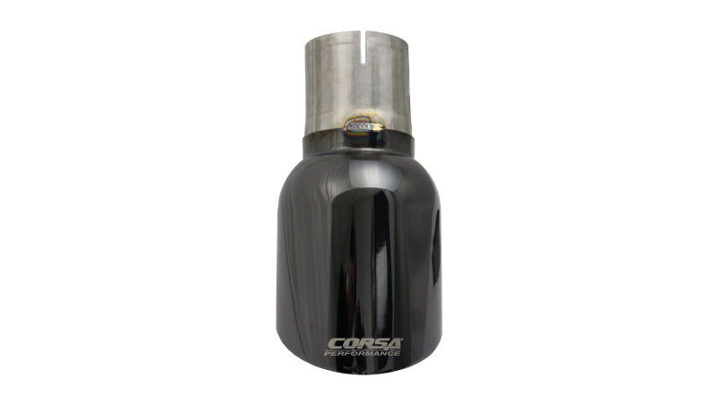CORSA Performance Corsa Single Universal 2.75in Inlet / 4.5in Outlet Black PVD Pro-Series Tip Kit
