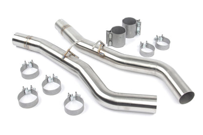 Dinan 20-25 BMW X3 M/X4 M (F97/F98) Free Flow Axleback Exhaust System - Black Tips