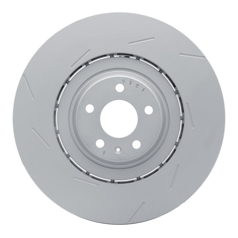DFC 17-18 Porsche Macan Left Front Slotted Hi-Carbon Alloy Geomet Coated Rotor