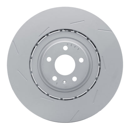 DFC 17-18 Porsche Macan Left Front Slotted Hi-Carbon Alloy Geomet Coated Rotor