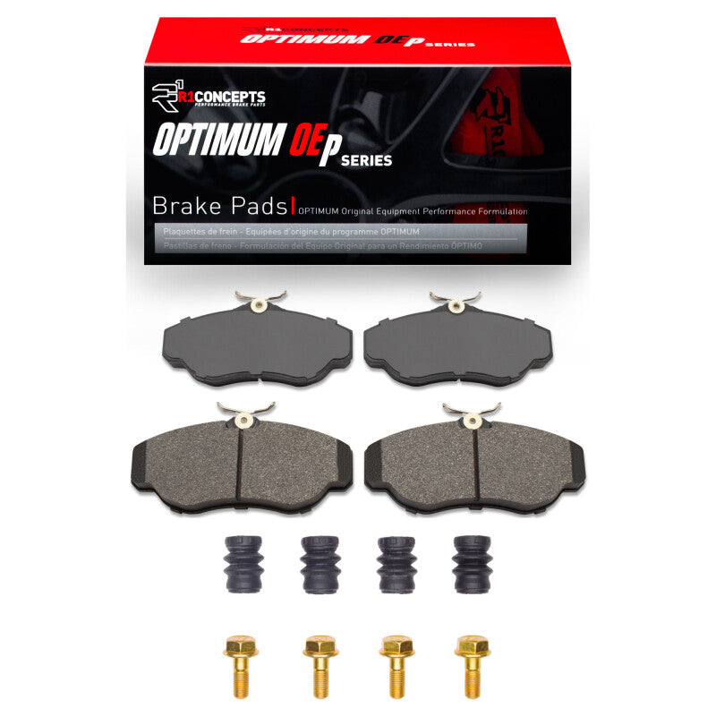 R1 Concepts R1 94-04 Land Rover Discovery Front Optimum OE Pads & Hardware Kit