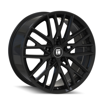 Touren 3291 TR91 19x8.5 / 5x112 BP / 35mm Offset / 66.56mm Hub Gloss Black Wheel