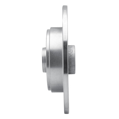 R1 Concepts R1 84-87 Honda Prelude Rear Left Drilled & Slotted Silver Brake Rotor
