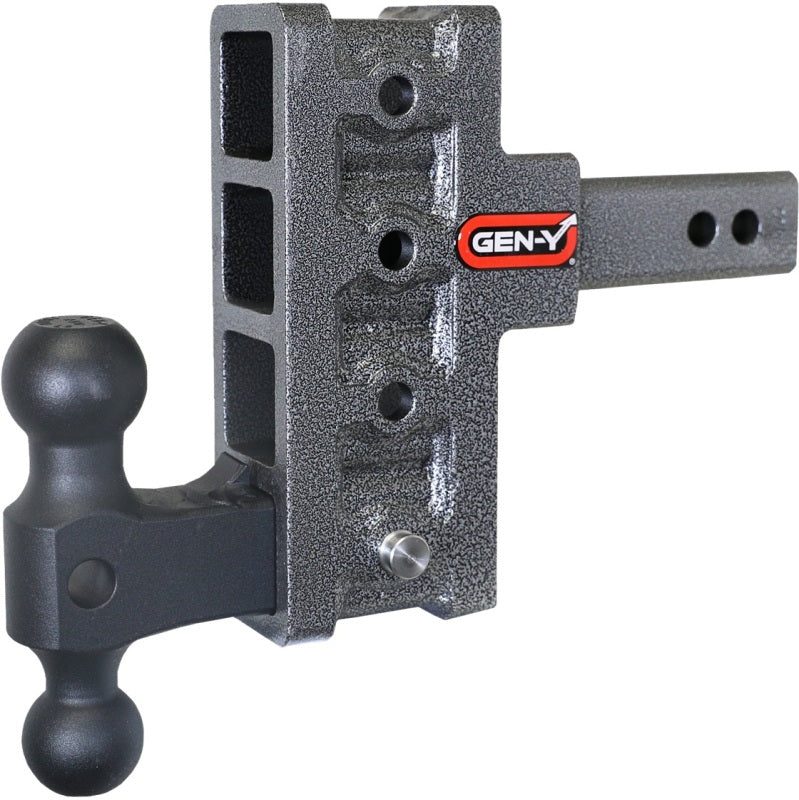 GEN-Y Hitch Gen-Y Mega Duty 2in Shank 5in Offset Drop 2K TW 16K Hitch w/GH-051 Dual-Ball