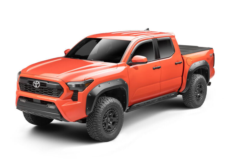 Go Rhino 2024 Toyota Tacoma DC 4dr Xtreme Frame Mount Sliders - Tex. Blk