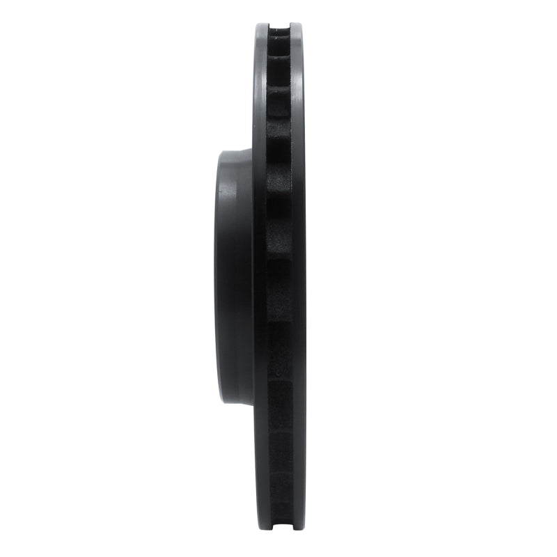 R1 Concepts R1 01-06 BMW M3 Left Front Slotted Black Brake Rotor