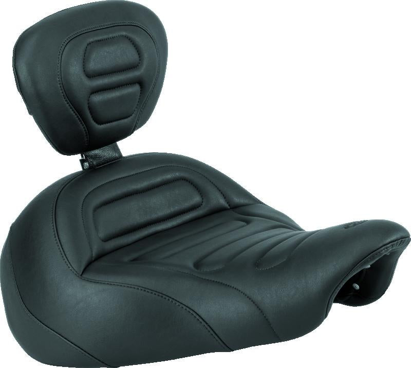 Mustang Motorcycle Mustang 13-17 Harley Softail Breakout Standard Touring Solo Seat - Black