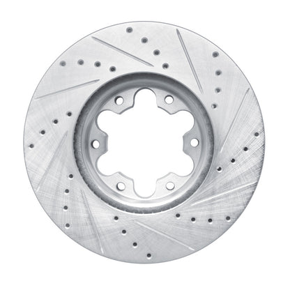R1 Concepts R1 20-25 Ford Transit-150 Front Left Drilled & Slotted Silver Brake Rotor