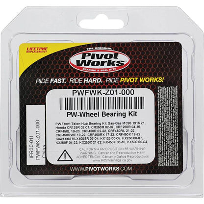 Pivot Works 22-23 Gas-Gas MC85 1714 Front Talon Hub Bearing Kit