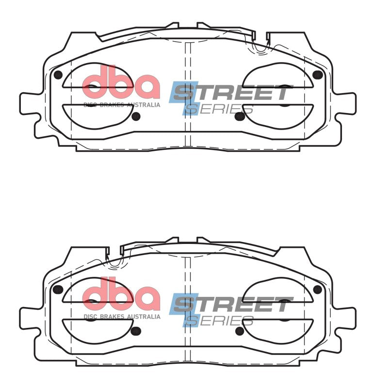 DBA 17-19 Audi S4 Street Series Front Brake Pads