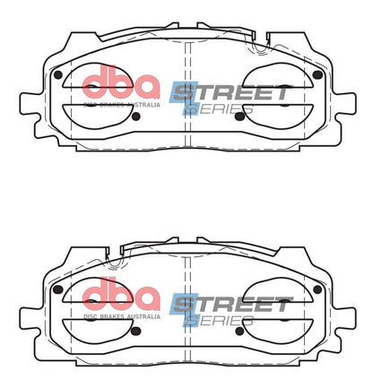 DBA 17-19 Audi S4 Street Series Front Brake Pads