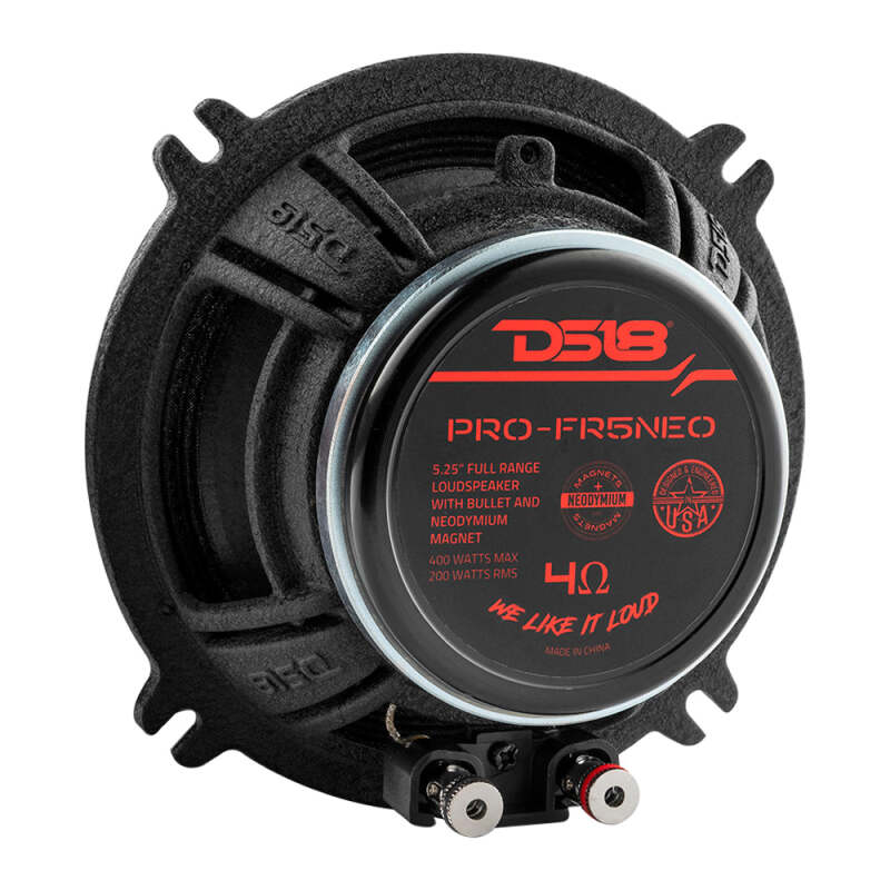 DS18 5.25 200 Watts RMS 4 ohm Neodymium Full Range Loudspeaker