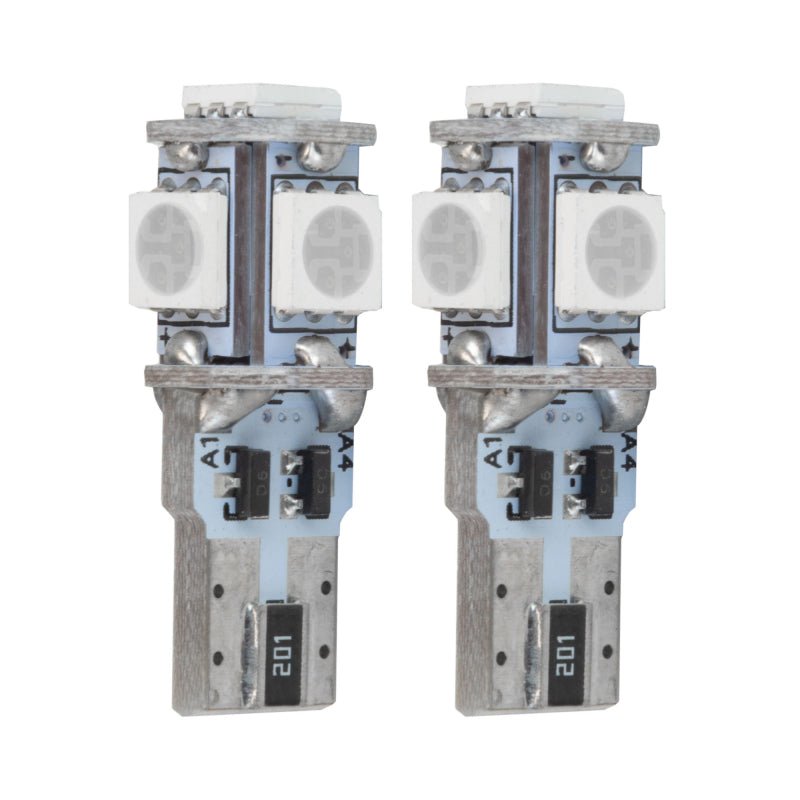 ORACLE Lighting Oracle T10 5 LED 3 Chip SMD Bulbs (Pair) - Amber