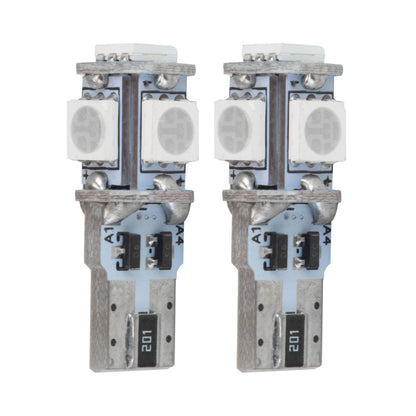 ORACLE Lighting Oracle T10 5 LED 3 Chip SMD Bulbs (Pair) - Purple