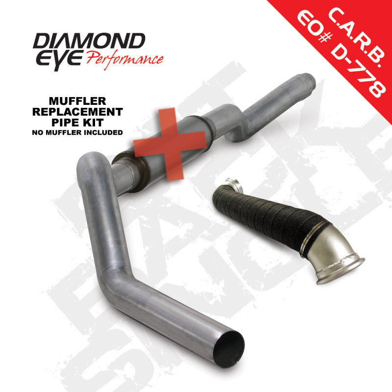 Diamond Eye Performance Diamond Eye KIT 5in Catback MRP Single w/ TDP AL 06-07 Chevy/GMC 6.6L Duramax 2500/3500