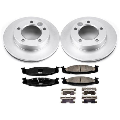 PowerStop Power Stop 94-96 Ford Bronco Front Z17 Evolution Geomet Coated Brake Kit