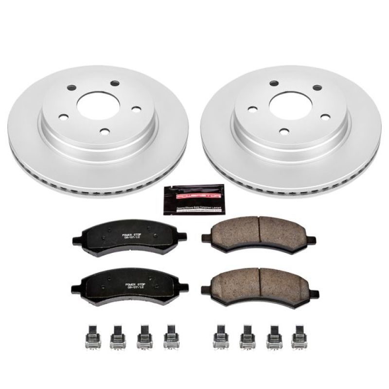 PowerStop Power Stop 07-09 Chrysler Aspen Front Z17 Evolution Geomet Coated Brake Kit