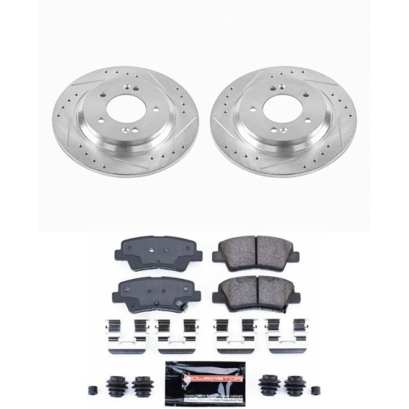 PowerStop Power Stop 2015 Hyundai Sonata Rear Z23 Evolution Sport Brake Kit