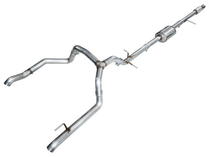 AWE Tuning 4th Gen GM 1500 5.3L 0FG Cat-Back Split Rear Exit (w/ Bumper Cutouts) - OE Tips