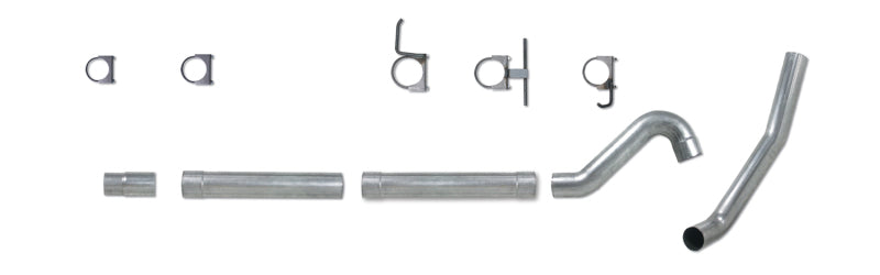 Diamond Eye Performance Diamond Eye KIT 4in Catback MFLR RPLCMENT PIPE Single AL: 03-06 FORD 6.0L EXCURSION