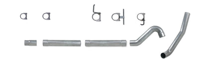 Diamond Eye Performance Diamond Eye KIT 4in Catback MFLR RPLCMENT PIPE Single AL: 03-06 FORD 6.0L EXCURSION