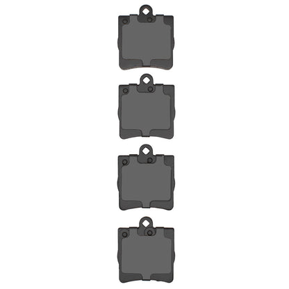 R1 Concepts R1 96-15 Chrysler Crossfire Rear R1 Ceramic Brake Pads