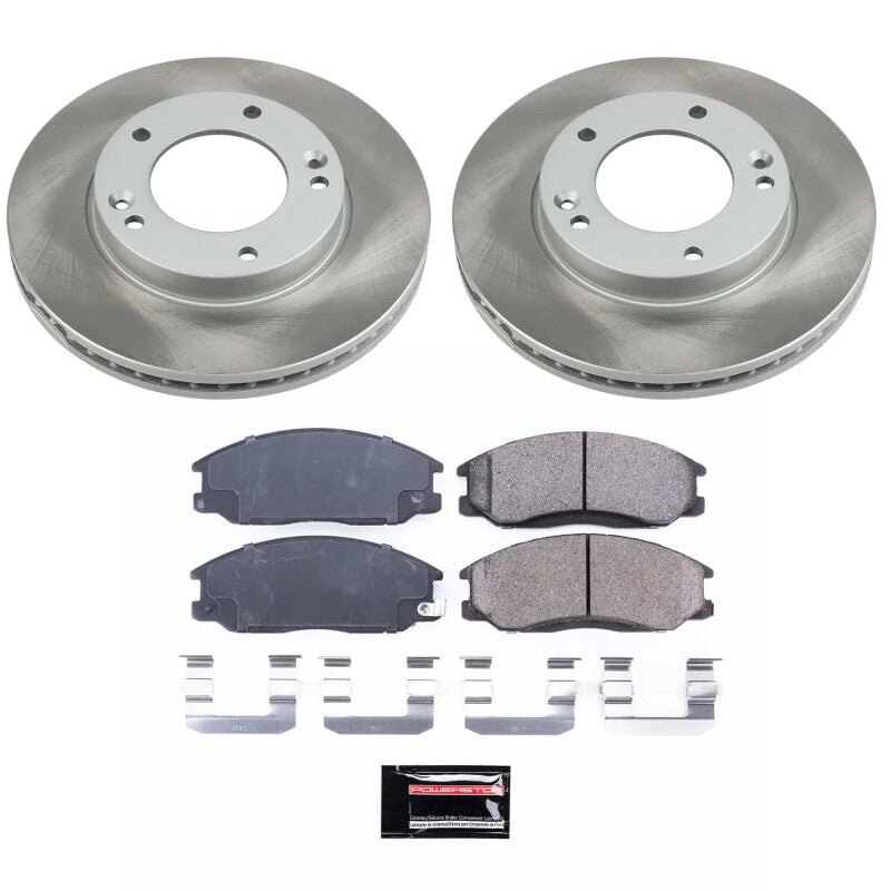 PowerStop Power Stop 07-09 Kia Sorento Front Semi-Coated Rotor Kit