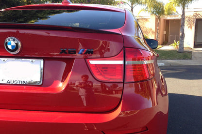 IND E71 X6M Painted Trunk Emblem