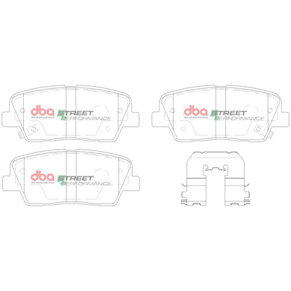 DBA 10-16 Hyundai Genesis Coupe 2.0L/3.8L Rear SP Performance Brake Pads