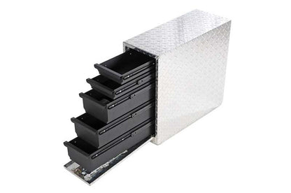 Dee Zee Universal Tool Box - Wheel Well Box With Drawers (Aluminum)