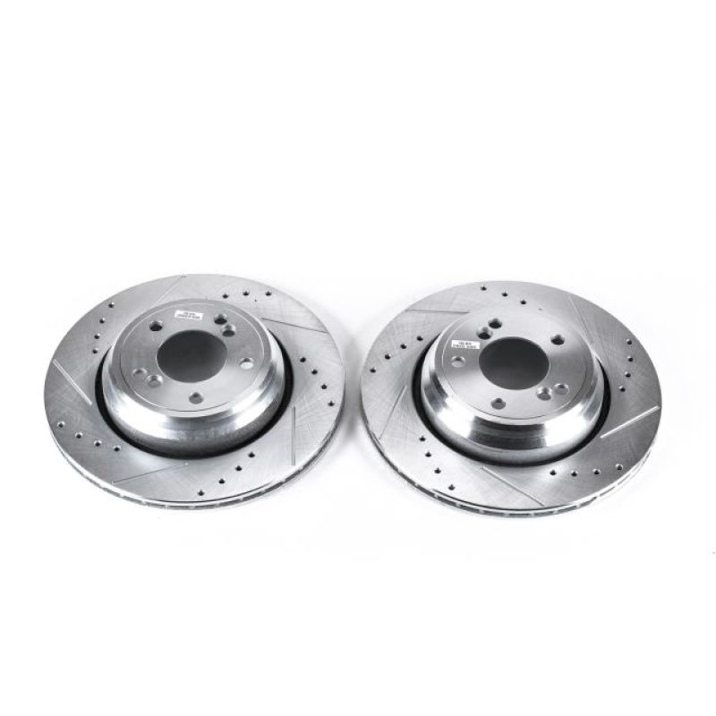 PowerStop Power Stop 01-06 BMW M3 Rear Evolution Drilled & Slotted Rotors - Pair