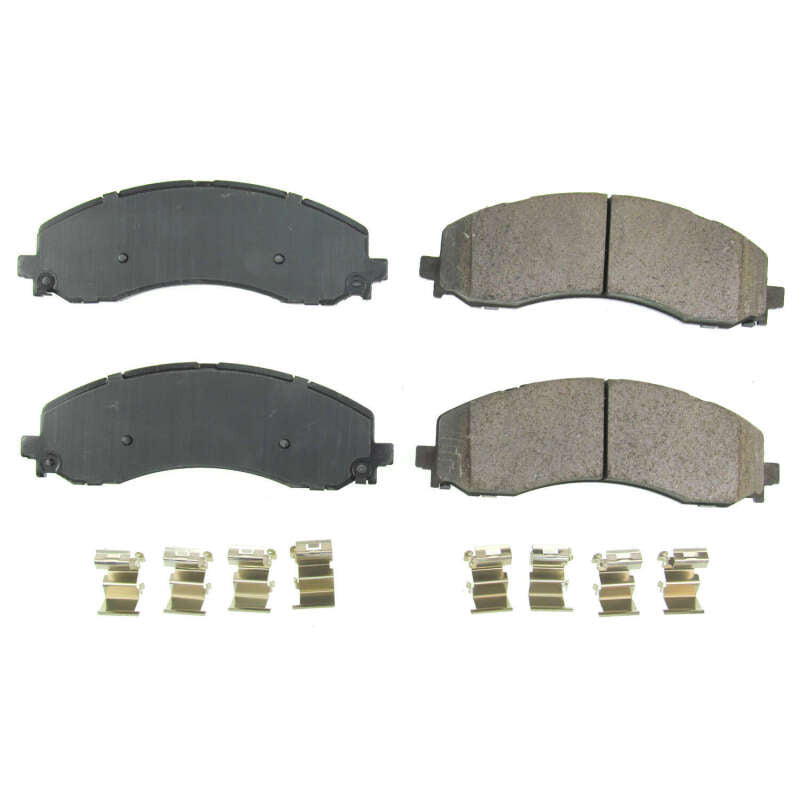 PowerStop Power Stop 2019 Ram 2500 Front Z17 Evolution Ceramic Brake Pads w/Hardware