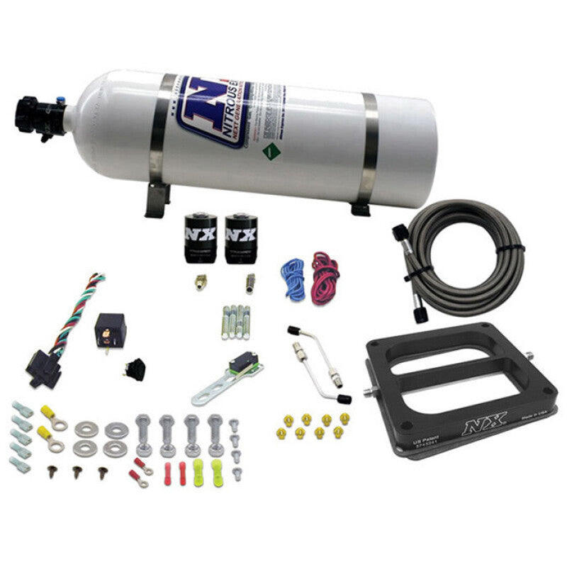 Nitrous Express Dom/Alcohol Nitrous Kit (100-500HP) w/15lb Bottle