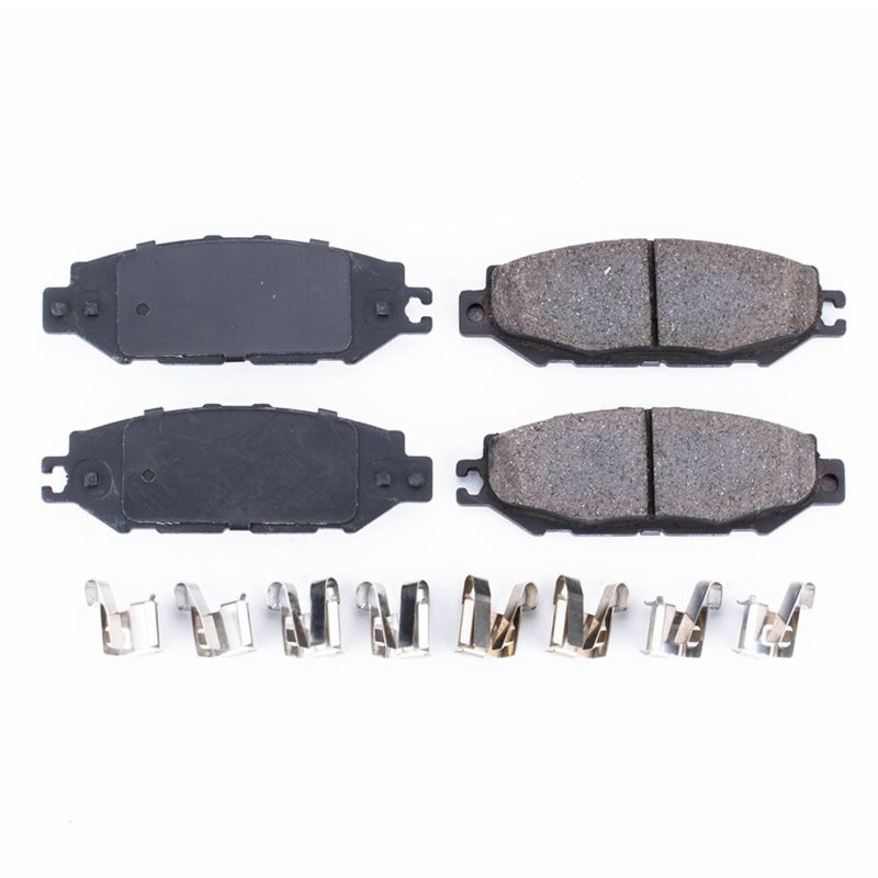PowerStop Power Stop 93-00 Lexus LS400 Rear Z17 Evolution Ceramic Brake Pads w/Hardware