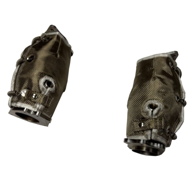 Kooks Headers Kooks 23+ Chevrolet Corvette C8 Z06/LT6 5.5L 3in. SS 5in. Bodied Ultra-GREEN Conn. w/Blankets